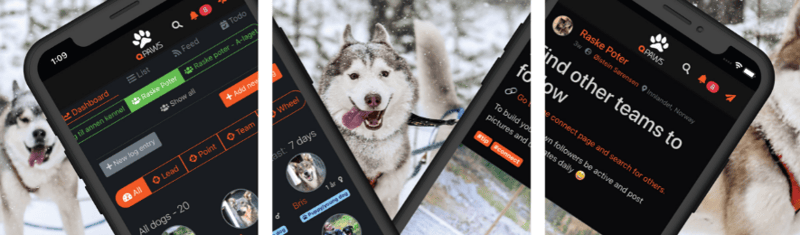 New App Inspired by the World’s Biggest Dog Mushing Events, Puts the Spotlight on Active & Healthy Dogs