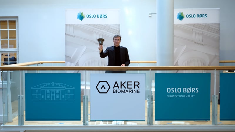 Aker BioMarine lists on Oslo Børs